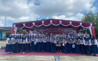 Momen Penyerahan Peserta Didik Kelas 9 Tahun Pelajaran 2024-2025 kepada Orangtua